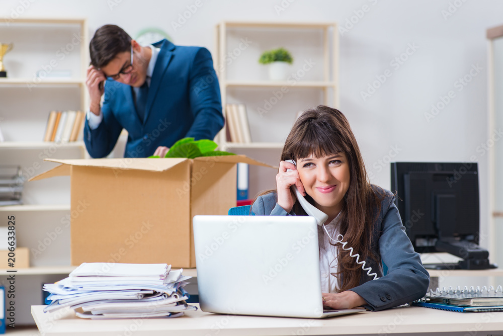 Person being fired from his work Person being fired from his work