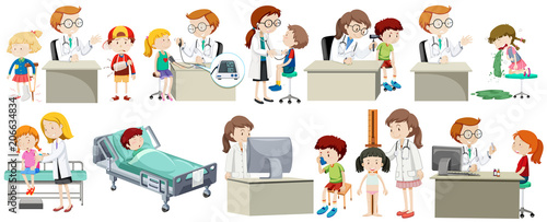 A Set of Doctor and Kid