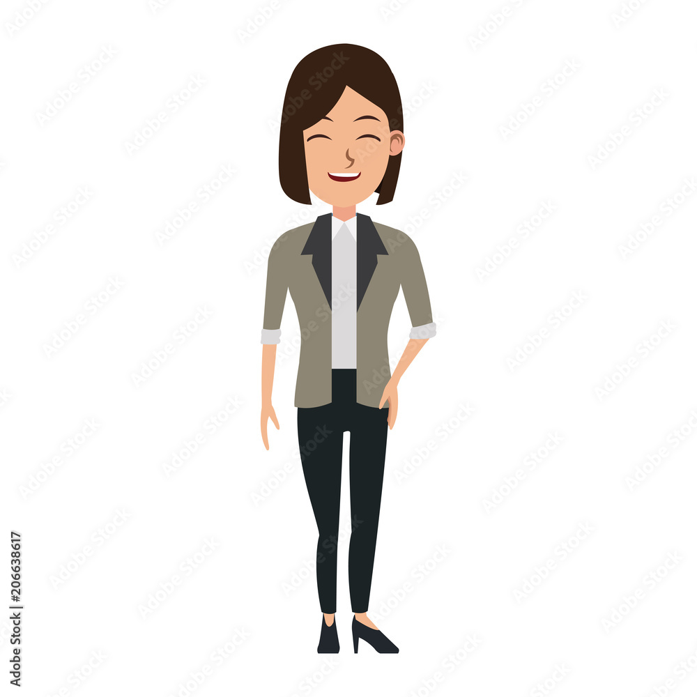 Executive business woman cartoon vector illustration graphic design Executive business woman cartoon vector illustration graphic design