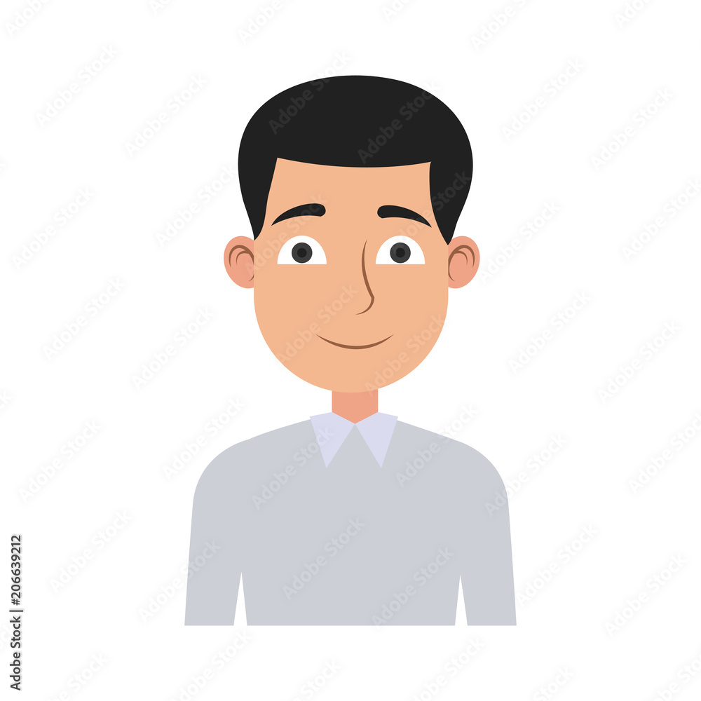 Young man casual clothes cartoon vector illustration graphic design Young man casual clothes cartoon vector illustration graphic design