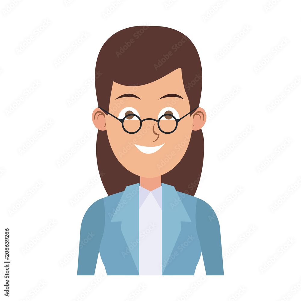 Executive business woman cartoon vector illustration graphic design Executive business woman cartoon vector illustration graphic design
