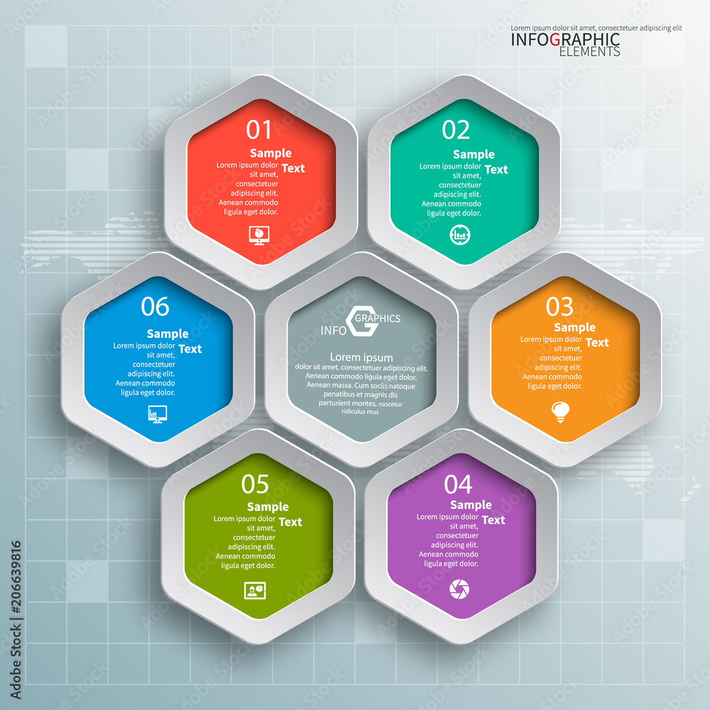 Abstract 3D Paper Infographics Abstract 3D Paper Infographics