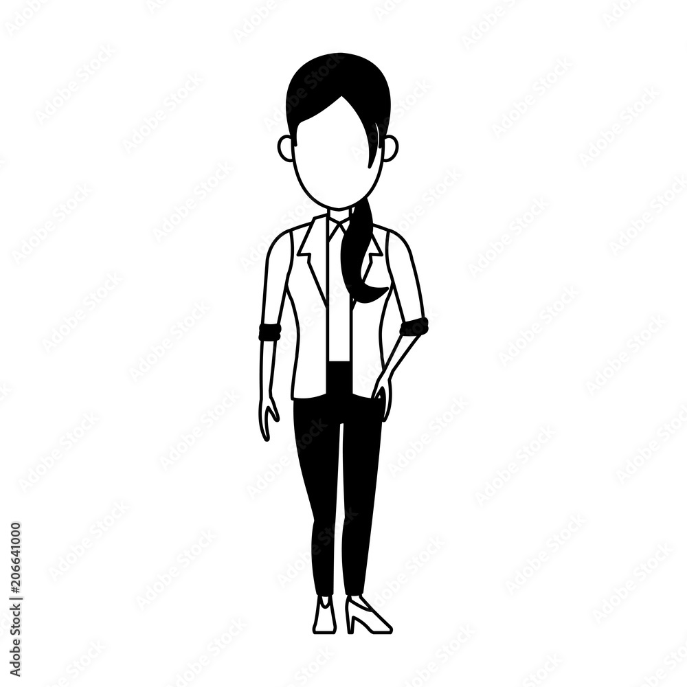 Executive business woman cartoon vector illustration graphic design Executive business woman cartoon vector illustration graphic design