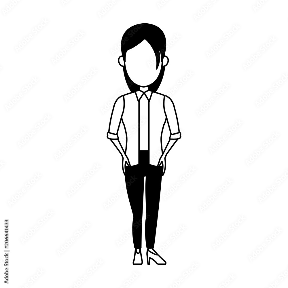 Executive business woman cartoon vector illustration graphic design Executive business woman cartoon vector illustration graphic design