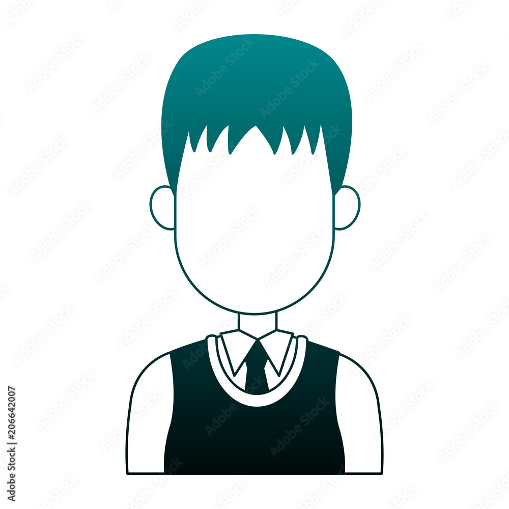 Executive businessman faceless cartoon vector illustration graphic design Executive businessman faceless cartoon vector illustration graphic design