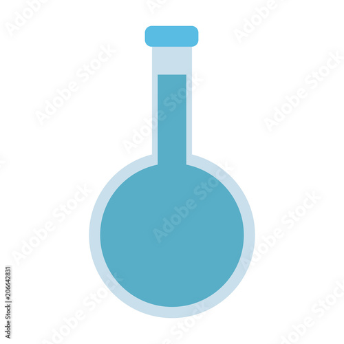 Flask lab symbol vector illustration graphic design