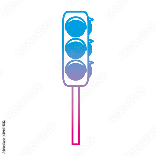degraded line traffic light safety transport object
