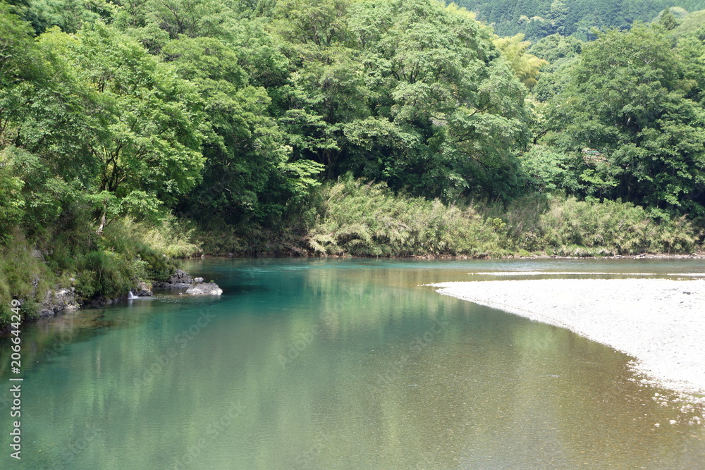 熊本人吉五木村の川辺川
