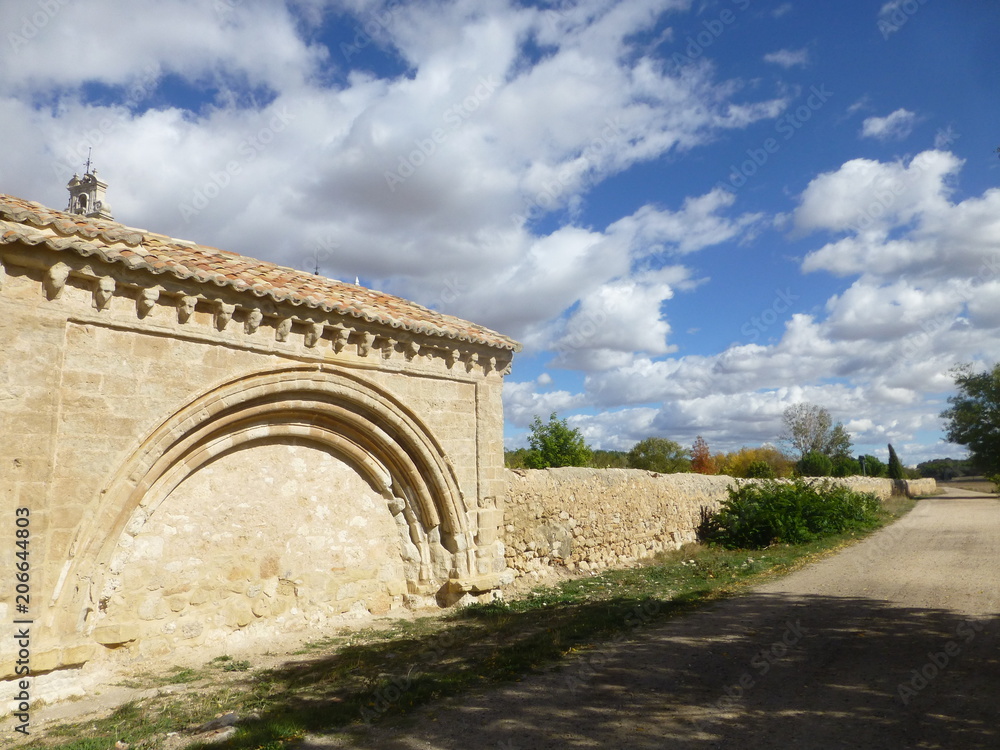 Obraz premium La Vid,localidad del municipio de La Vid y Barrios, perteneciente a la provincia de Burgos, en la Comunidad Autónoma de Castilla y León (España)
