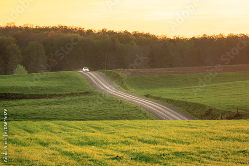 Driving Through the Countryside