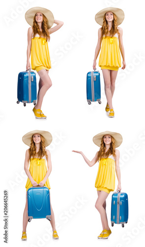 Woman preparing for summer vacation