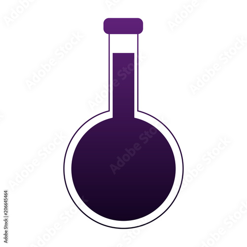 Flask lab symbol vector illustration graphic design