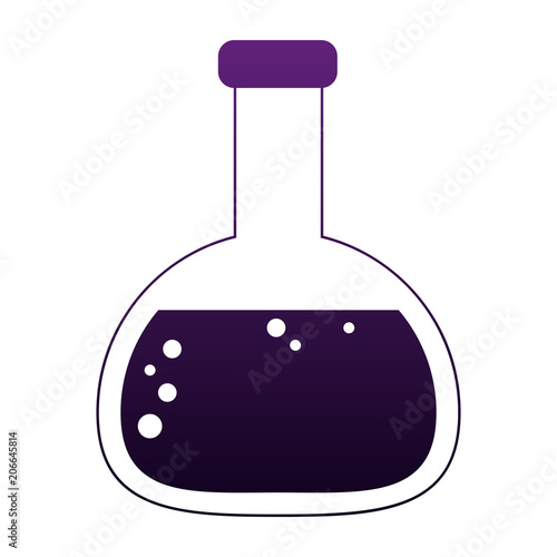 Flask lab symbol vector illustration graphic design