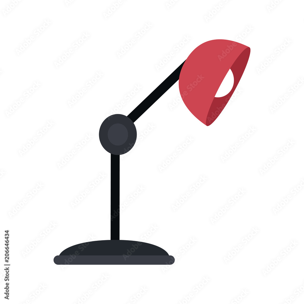 Desk light lamp vector illustration graphic design Desk light lamp vector illustration graphic design