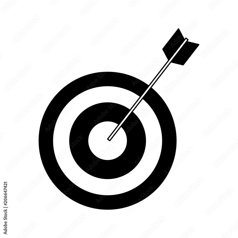 Target dartboard symbol vector illustration graphic design Target dartboard symbol vector illustration graphic design