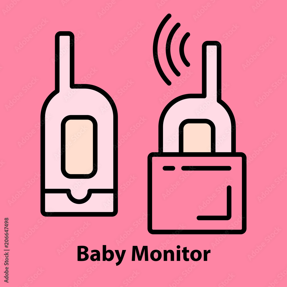 Obraz premium Baby Monitor on pink