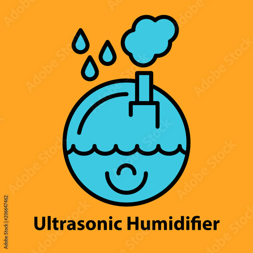 Line icon of Ultrasonic Humidifier