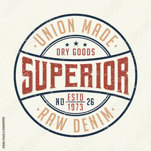 Superior Dry Goods - Tee Design For Printing