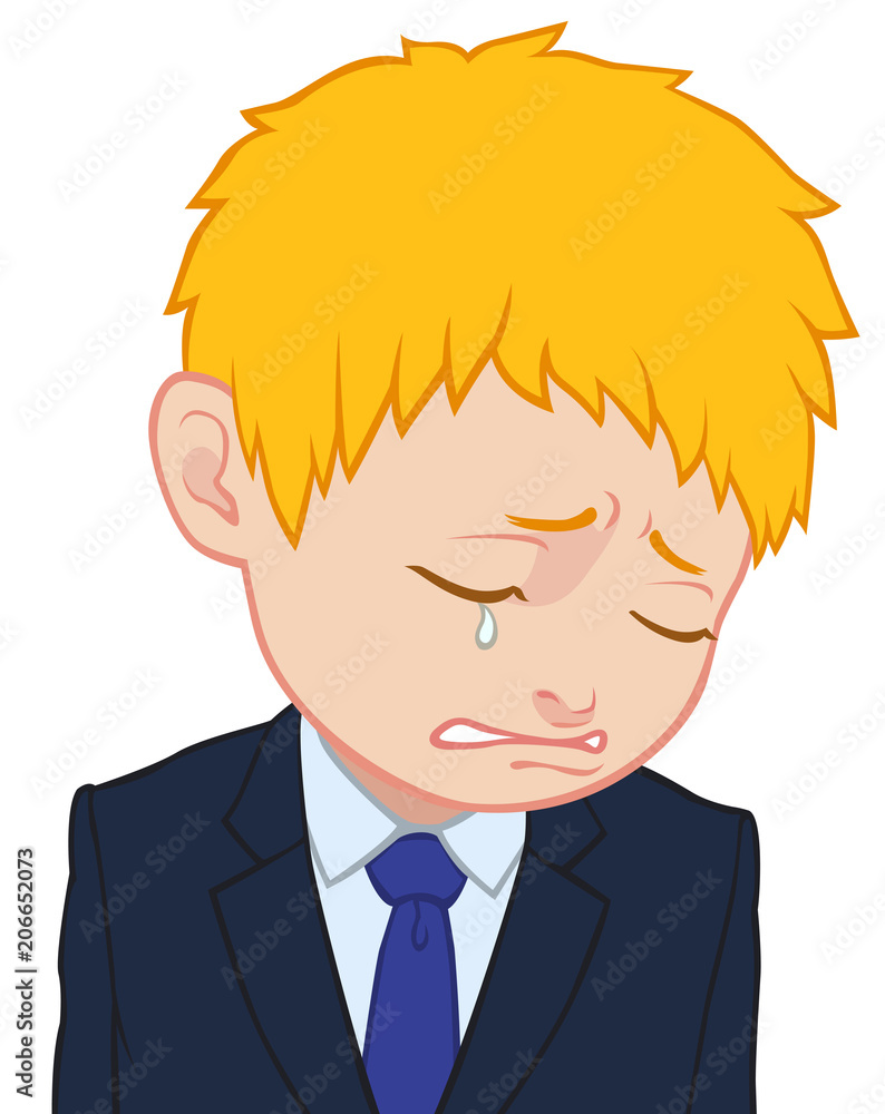 泣くちびキャラ 男性 タイプA 泣くちびキャラ 男性 タイプA