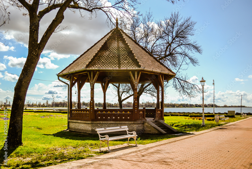 Entering the Palic lake near the town of Subotica Entering the Palic lake near the town of Subotica