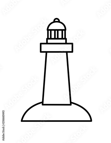灯台 線画 Stock イラスト Adobe Stock