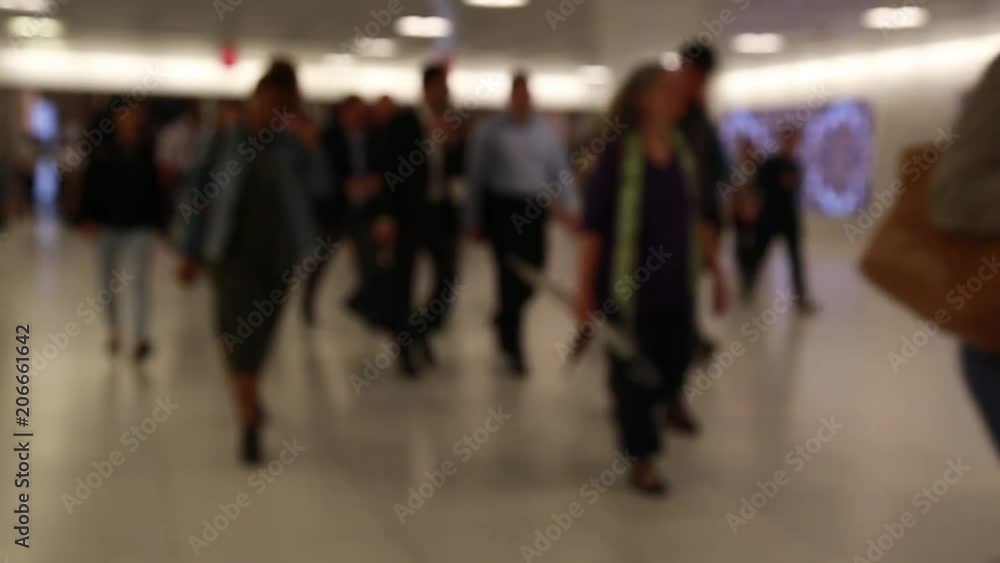 New York pendolari in metropolitana, slow motion New York pendolari in metropolitana, slow motion