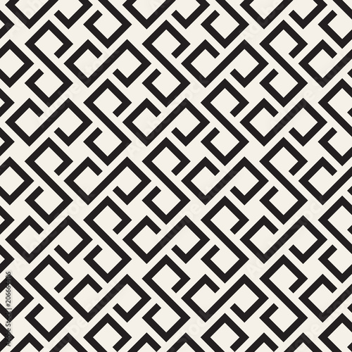 Vector seamless pattern. Modern stylish abstract texture. Repeating geometric tiles