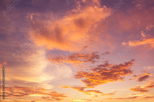 Fototapeta Naklejka Na Ścianę i Meble -  Beautiful cloud at sunset
