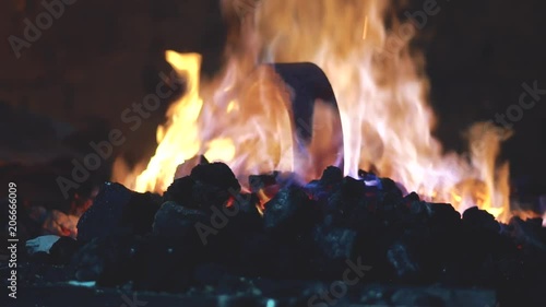 the fire in the forge