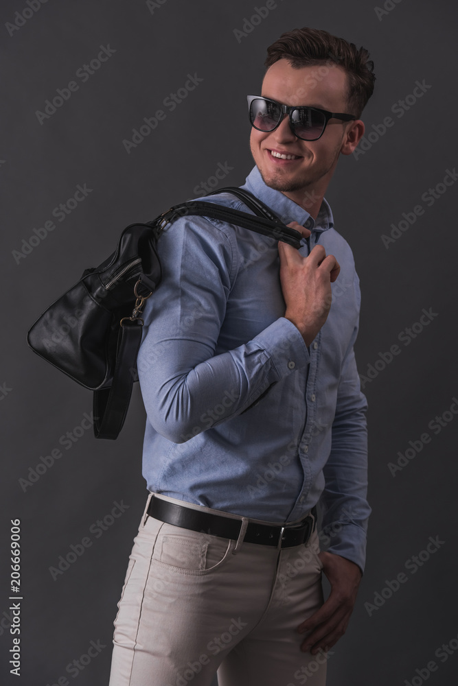 Obraz premium Stylish young man