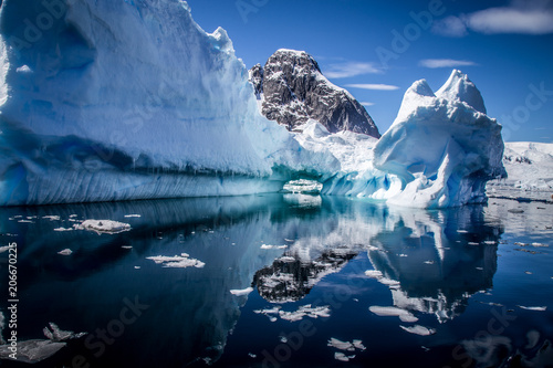Reflecting iceberg in Antarctica