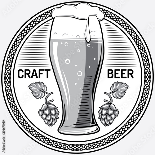 Craft beer emblem