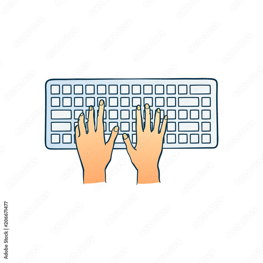 Computer keyboards | Computer keyboard, Computer sketch, Computer