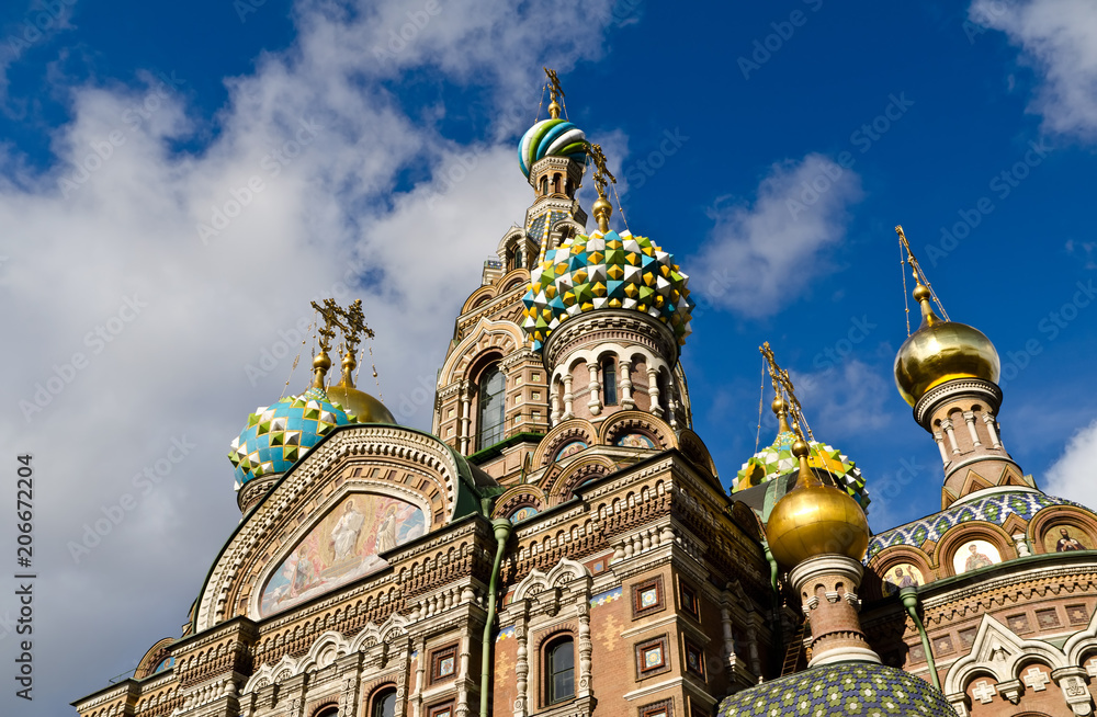Church of the Savior on the Spilled Blood in St Petersburg, Russia