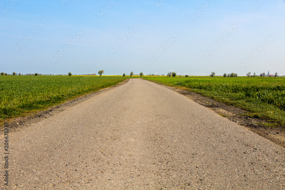 empty country road