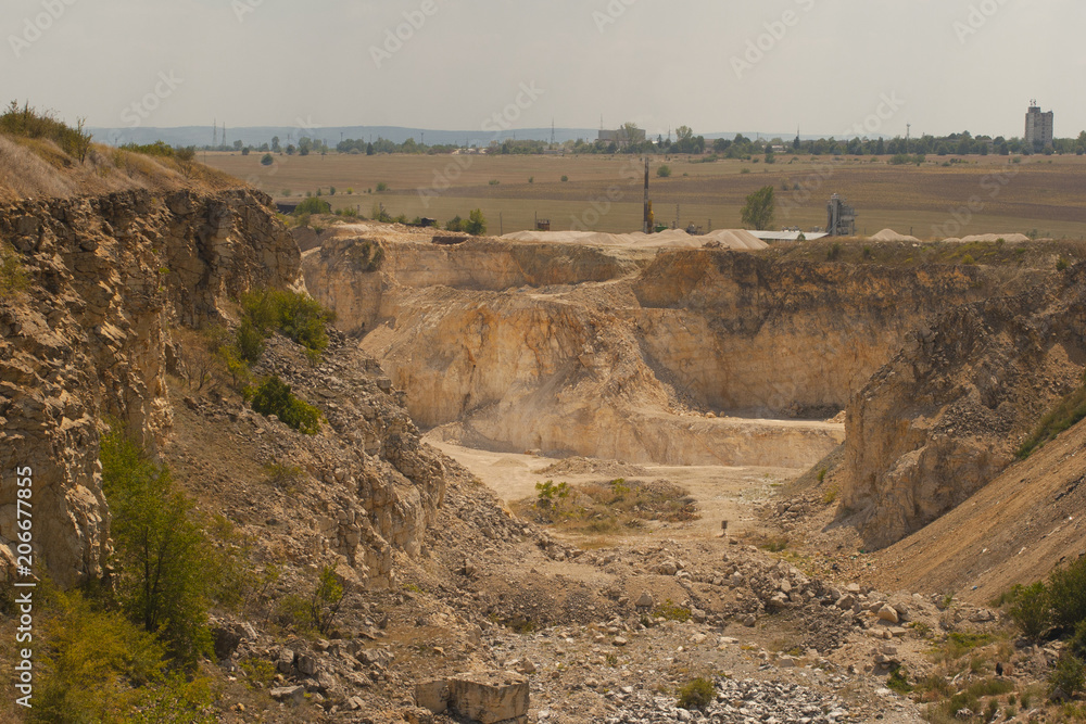 Quarries In SouthEastern Europe. Faults in the earth's crust
