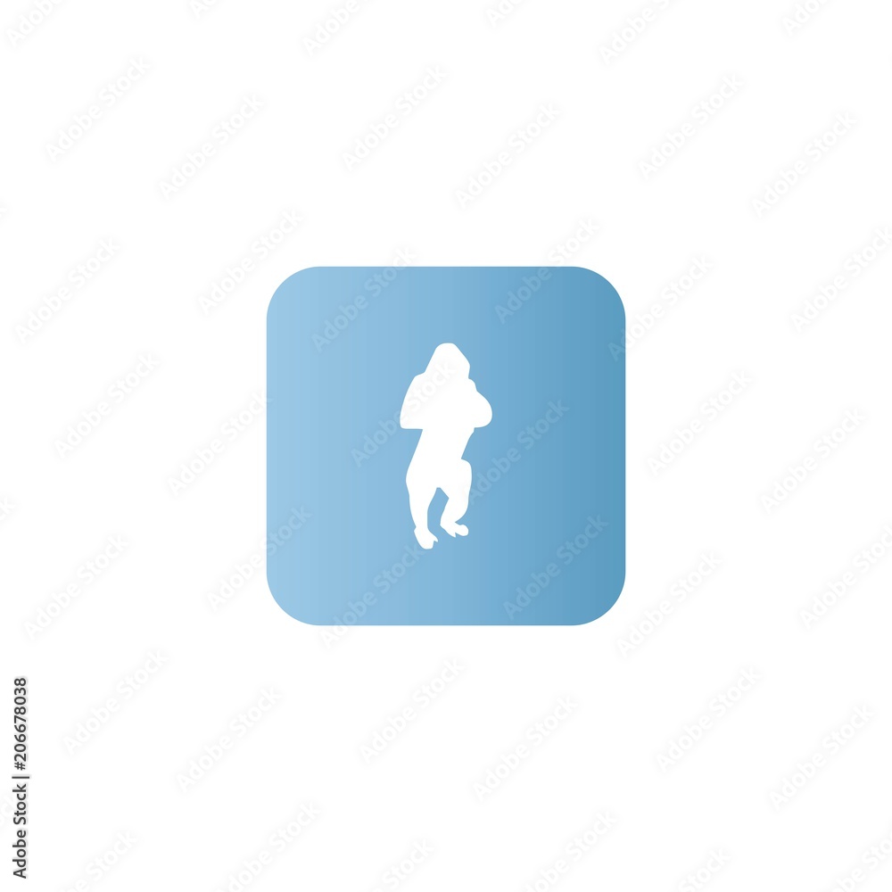 Frog icon. flat design Frog icon. flat design