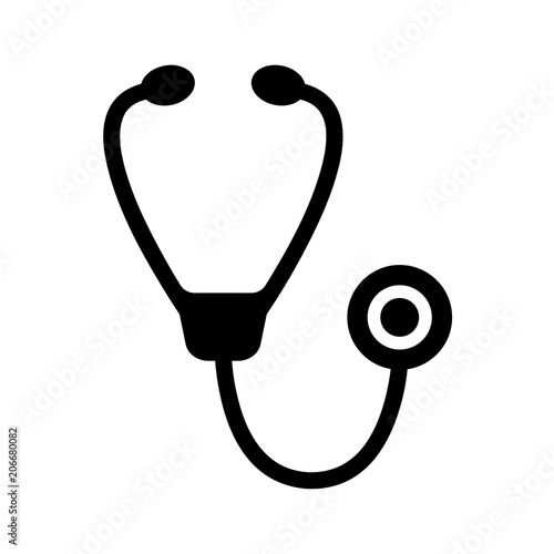 Stethoscope icon in trendy flat style isolated on background. Stethoscope icon page symbol for your web site design Stethoscope icon logo, app, UI. Stethoscope icon Vector illustration, EPS10.
