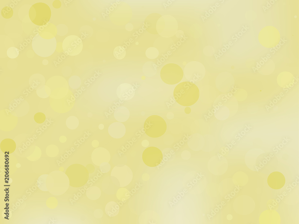 Golden yellow gradient background with bokeh effect. Abstract blurred pattern. Light background Vector illustration Golden yellow gradient background with bokeh effect. Abstract blurred pattern. Light background Vector illustration