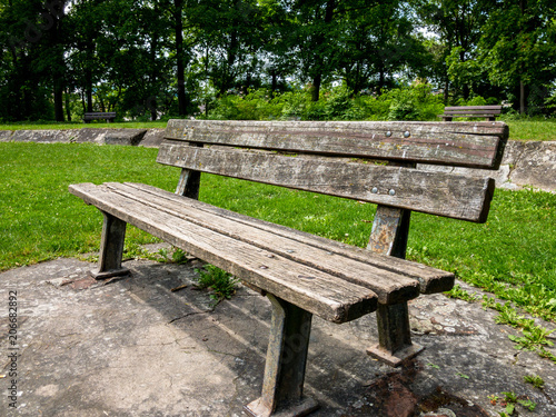 Old Bench in the Park