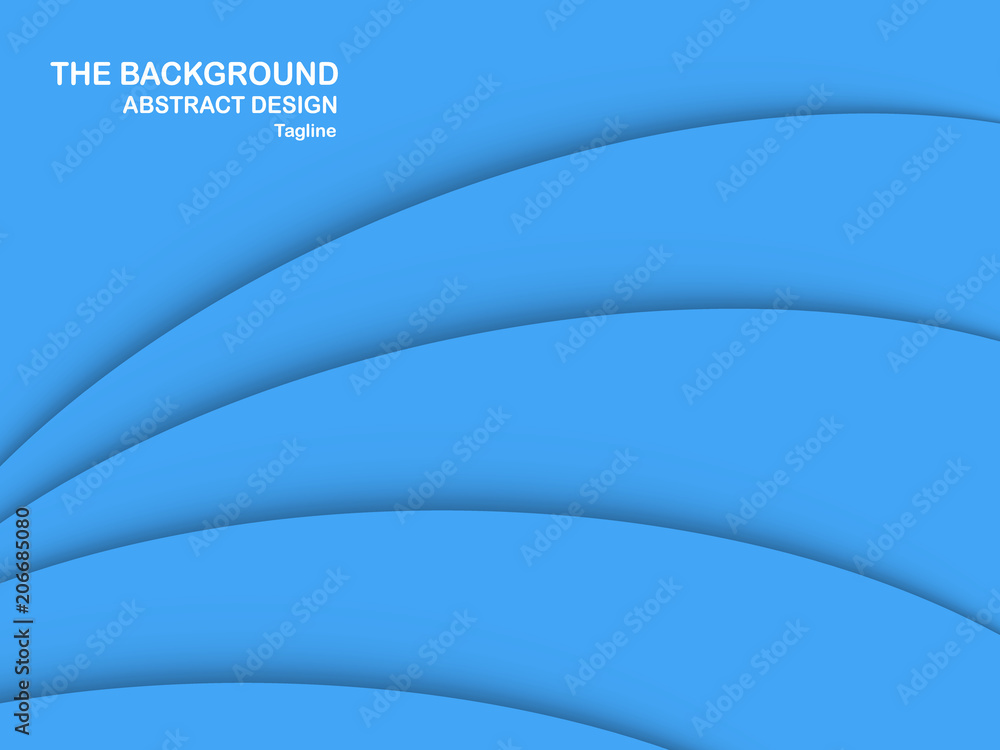 Abstract blue curve background with copy space for white text. Modern template design for cover, brochure, web banner and magazine. Abstract blue curve background with copy space for white text. Modern template design for cover, brochure, web banner and magazine.