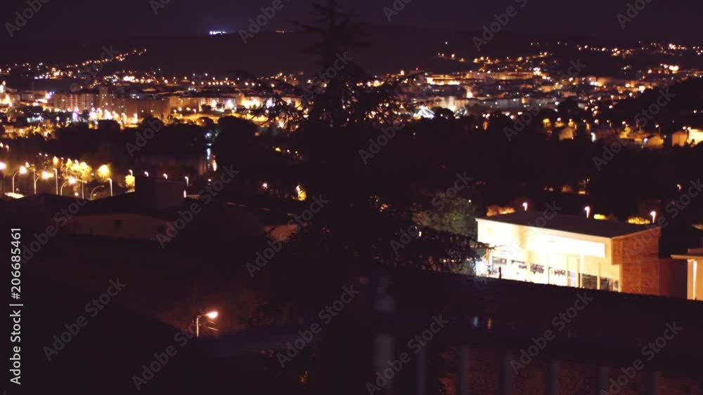OURENSE CITY NIGHT TIMELAPSE OURENSE CITY NIGHT TIMELAPSE