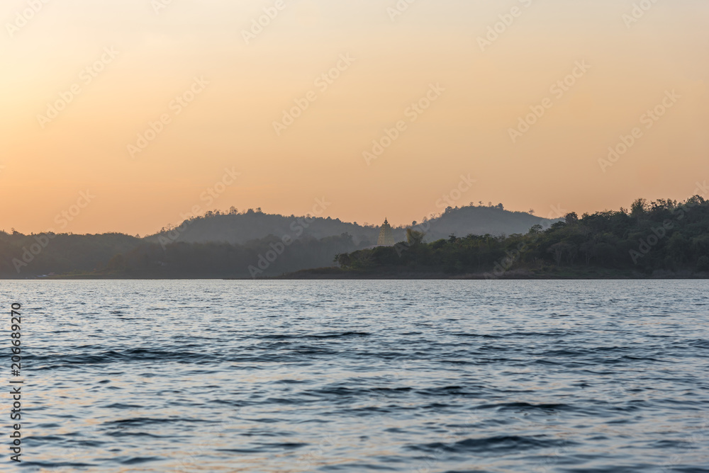 Tourist by sailing on river by long tail boat Tourist by sailing on river by long tail boat