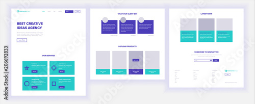 Website Template Vector. Page Business Background. Shopping Online Landing Web Page. Web Design And Development. Design Business. Industry Innovation. Cash Contract. Illustration