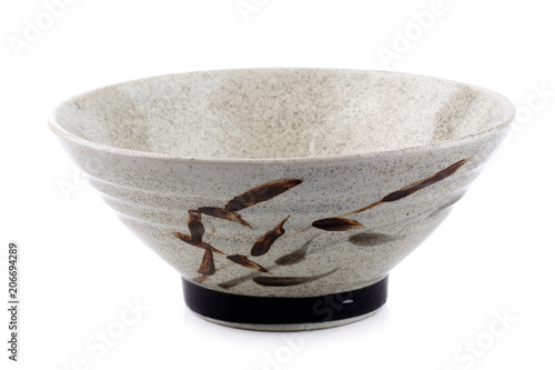 Wallpaper Mural Ceramic bowl isolated on a white background Torontodigital.ca