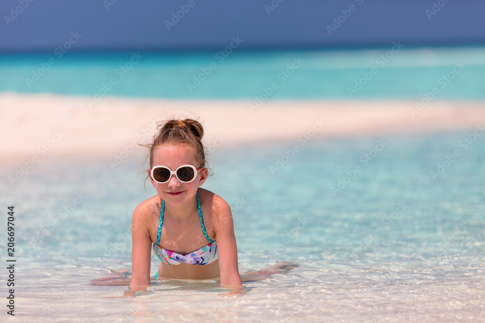 Little girl on vacation Little girl on vacation