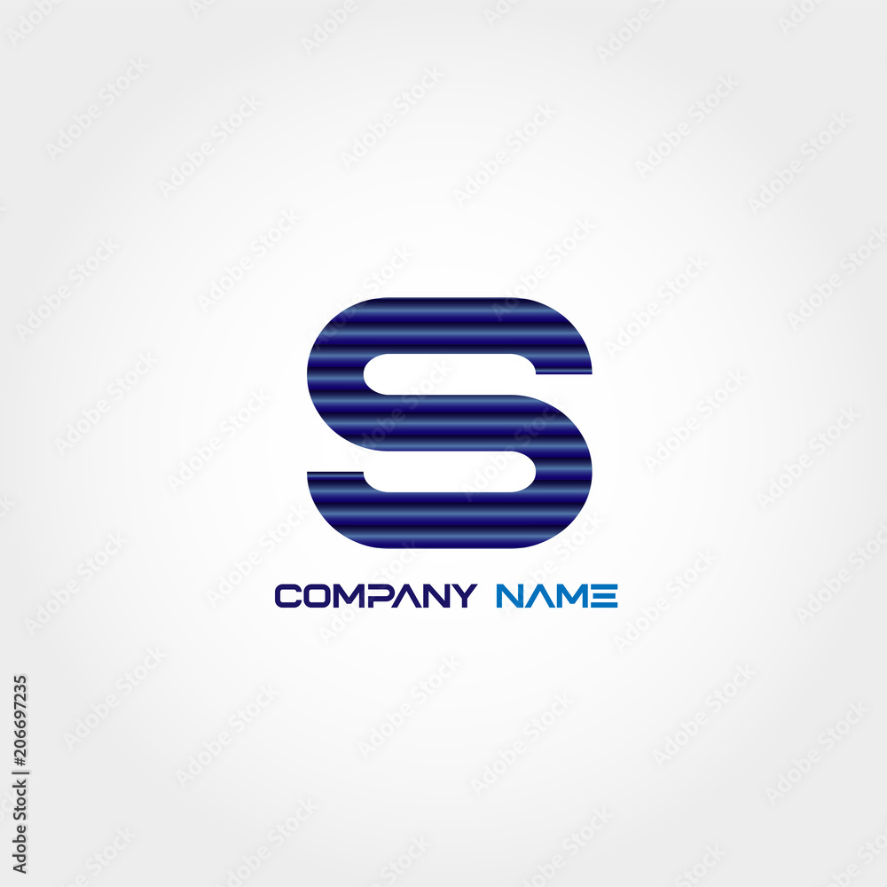 Initial Letter S Logo Template Design Vector Initial Letter S Logo Template Design Vector