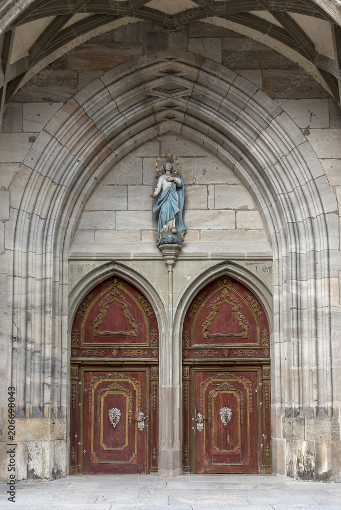 Fototapeta premium Münster St. Georg in Dinkelsbühl