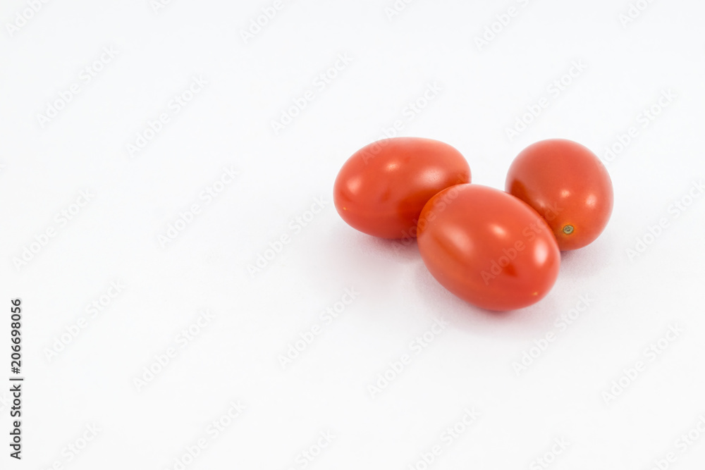 Queen tomato isolated on white background Queen tomato isolated on white background
