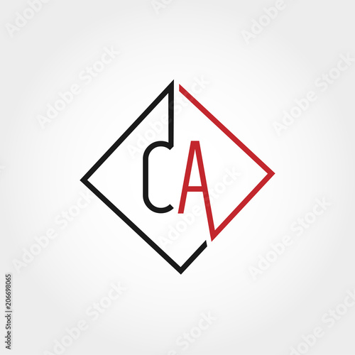Free Download Initial Letter CA Logo Template Design Vector - GFXLoad